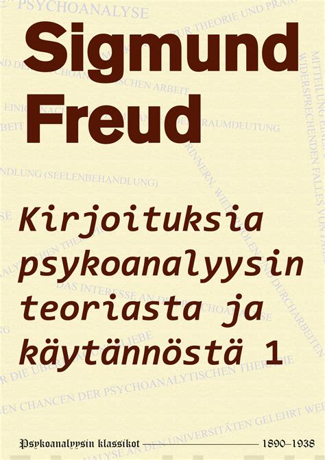 psykoanalyysin kehittäjä|Psykoanalyysi Suomessa – Wikipedia